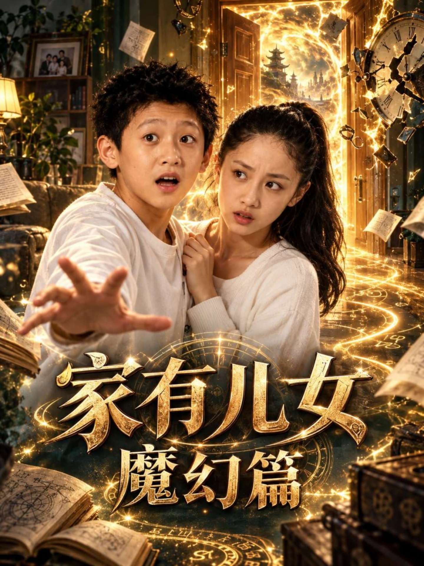 奇幻冒险短剧海报